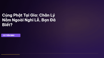 cúng phật tại nhà