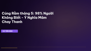 cúng rằm tháng 5