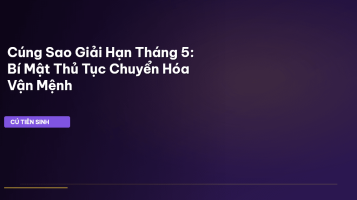 cúng sao giải hạn tháng 5