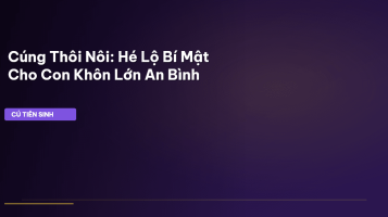cúng thôi nôi