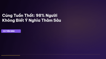 cúng tuần thất