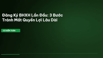 đăng ký bhxh lần đầu
