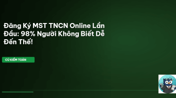 đăng ký MST TNCN online
