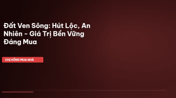 đất nền ven sông