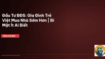 đầu tư BĐS cho người mới