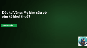 đầu tư vàng thuế