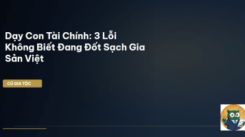 dạy con tài chính