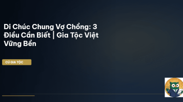 di chúc chung vợ chồng