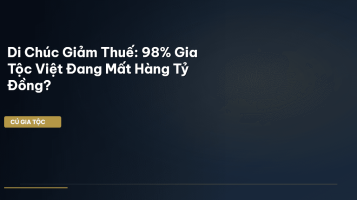 di chúc giảm thuế