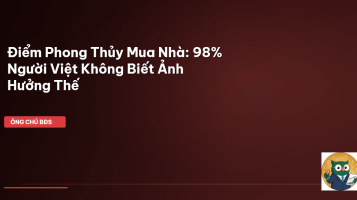 điểm phong thủy mua nhà