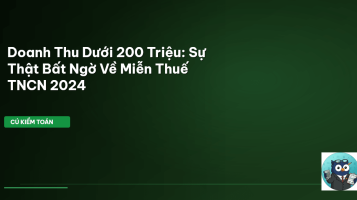 doanh thu dưới 200 triệu