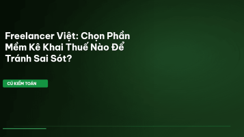 phần mềm kê khai thuế freelancer