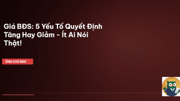giá bất động sản