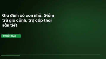 giảm trừ gia cảnh