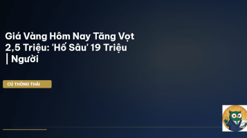giá vàng hôm nay