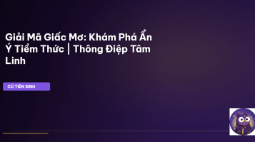 giải mã giấc mơ