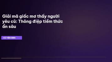 giải mã giấc mơ