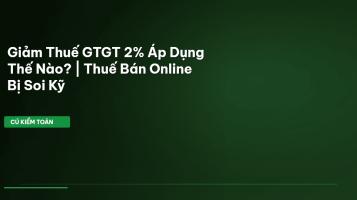 thuế GTGT giảm 2%