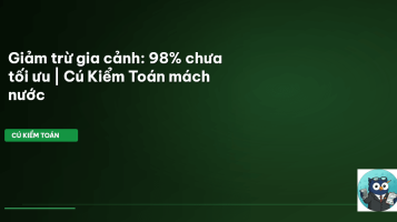 giảm trừ gia cảnh