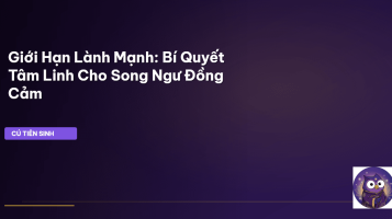 giới hạn lành mạnh