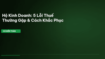 thuế hộ kinh doanh