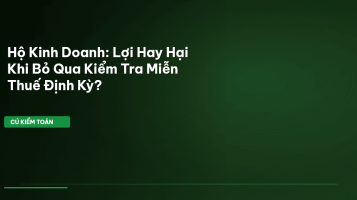 miễn thuế hộ kinh doanh