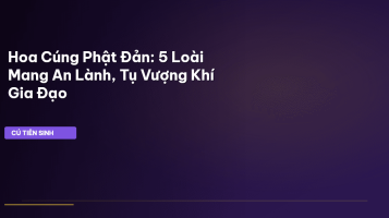 hoa cúng Phật Đản