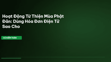 hóa đơn điện tử từ thiện
