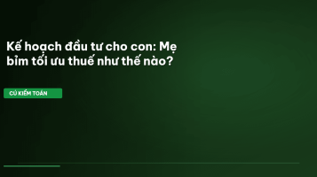 kế hoạch đầu tư cho con