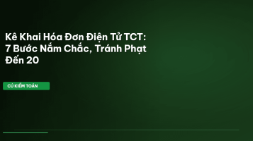 kê khai hóa đơn điện tử