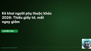 kê khai người phụ thuộc khác 2026