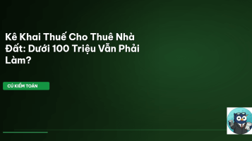 kê khai thuế cho thuê nhà đất