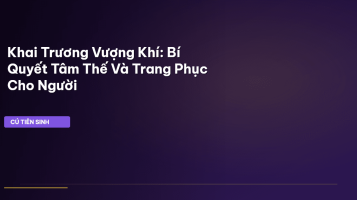 người cúng khai trương