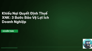khiếu nại thuế xuất nhập khẩu