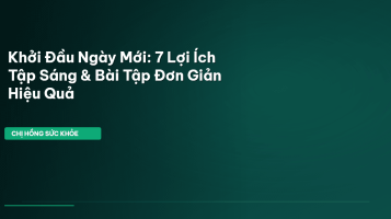 tập thể dục buổi sáng