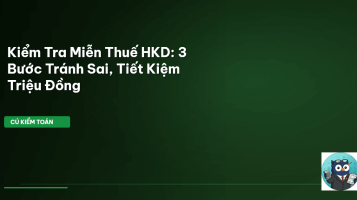 kiểm tra miễn thuế HKD