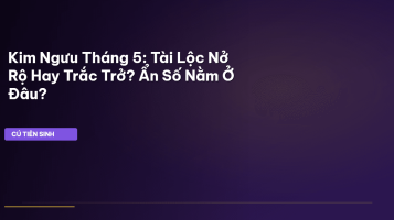 cung kim ngưu tháng 5