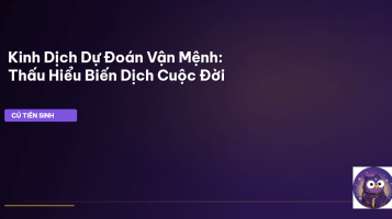 Kinh Dịch dự đoán vận mệnh