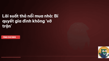 lãi suất thả nổi