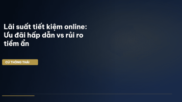 lãi suất tiết kiệm online
