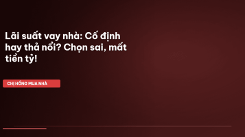 lãi suất vay mua nhà