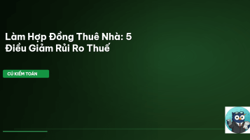 hợp đồng cho thuê nhà