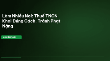 thuế TNCN nhiều nơi