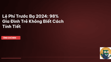 lệ phí trước bạ