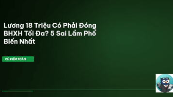 Lương 18 triệu đóng BHXH