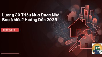 lương 30 triệu mua được nhà bao nhiêu