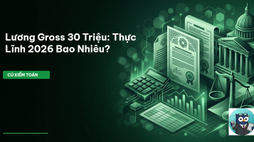 lương gross 30 triệu