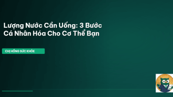 lượng nước cần uống