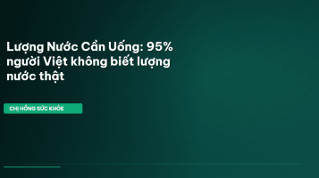 lượng nước cần uống