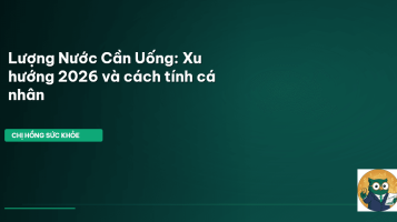 lượng nước cần uống